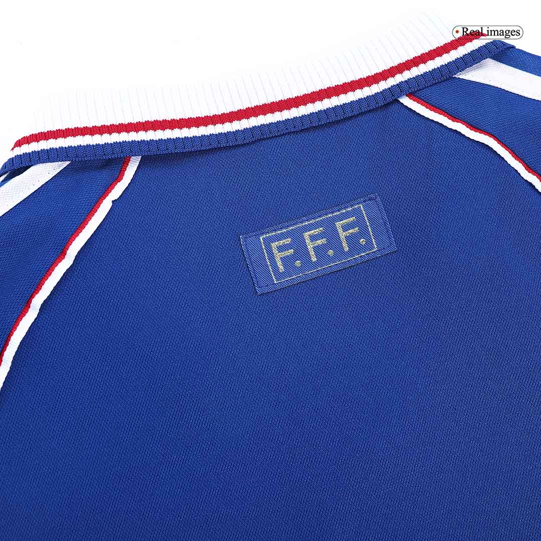 Camiseta retro de fútbol de Francia 1998