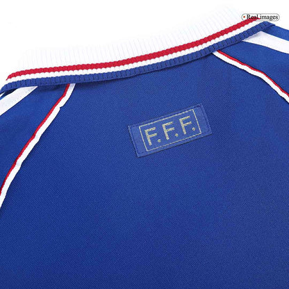 Camiseta retro de fútbol de Francia 1998