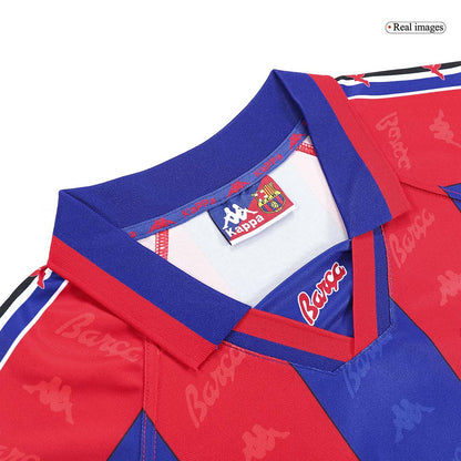 Camiseta retro de local Ronaldo #9 Barcelona 1996/97