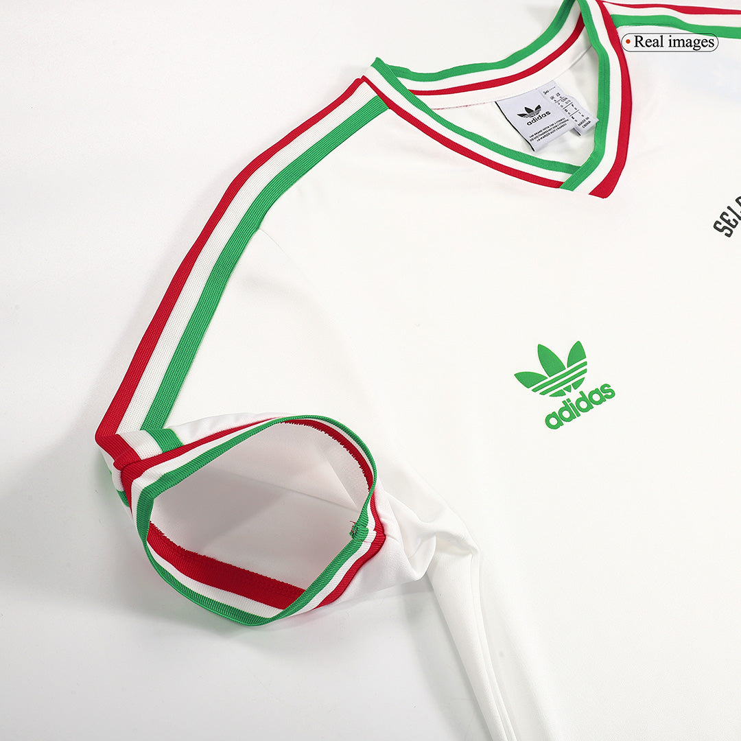 Camiseta retro de fútbol de visitante de México 1985