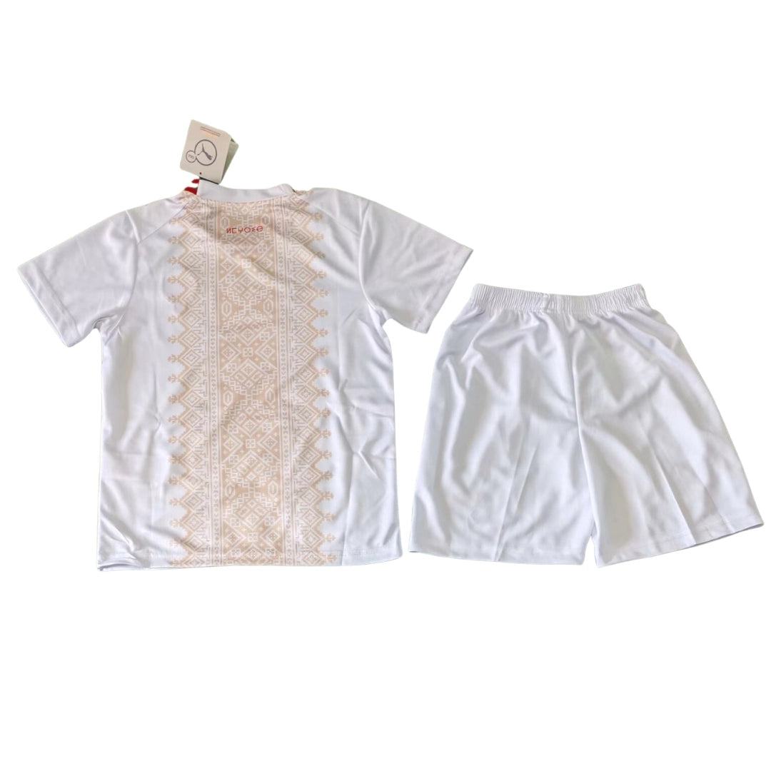Morocco Kid's Away Soccer Kit - Jersey+Shorts 2026