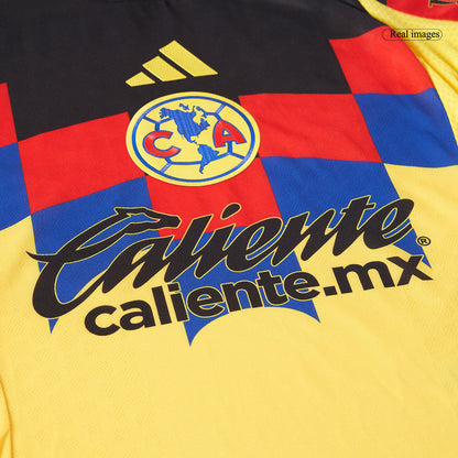 Camiseta de fútbol del Club América, versión jugador local, temporada 2025/26