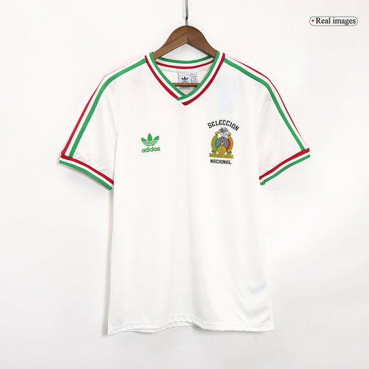 Maillot de football rétro extérieur du Mexique 1985