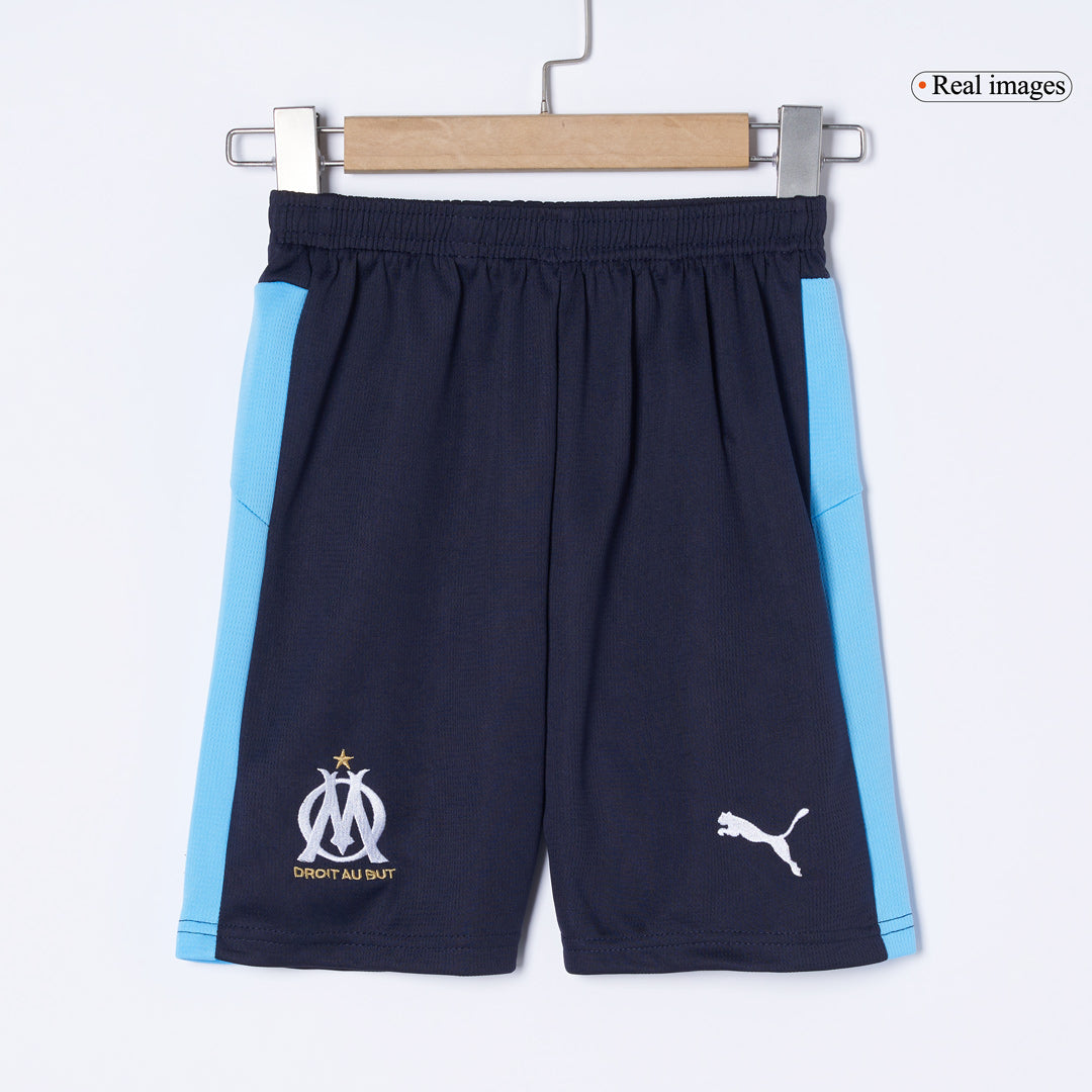 Equipación visitante infantil del Marsella - Camiseta + Pantalón corto 2025-26