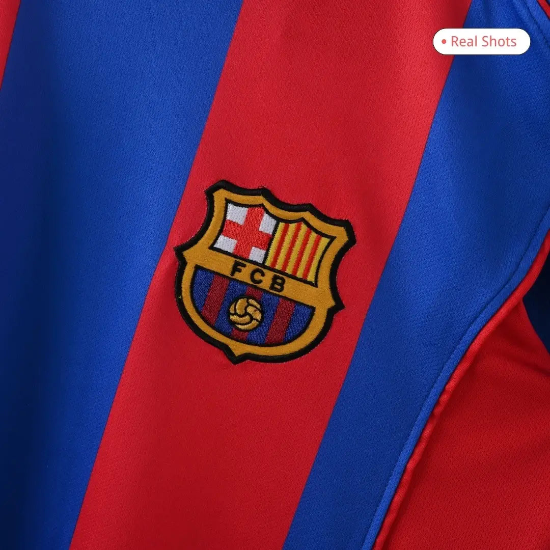 Camiseta de fútbol local retro del Barcelona 2004/05