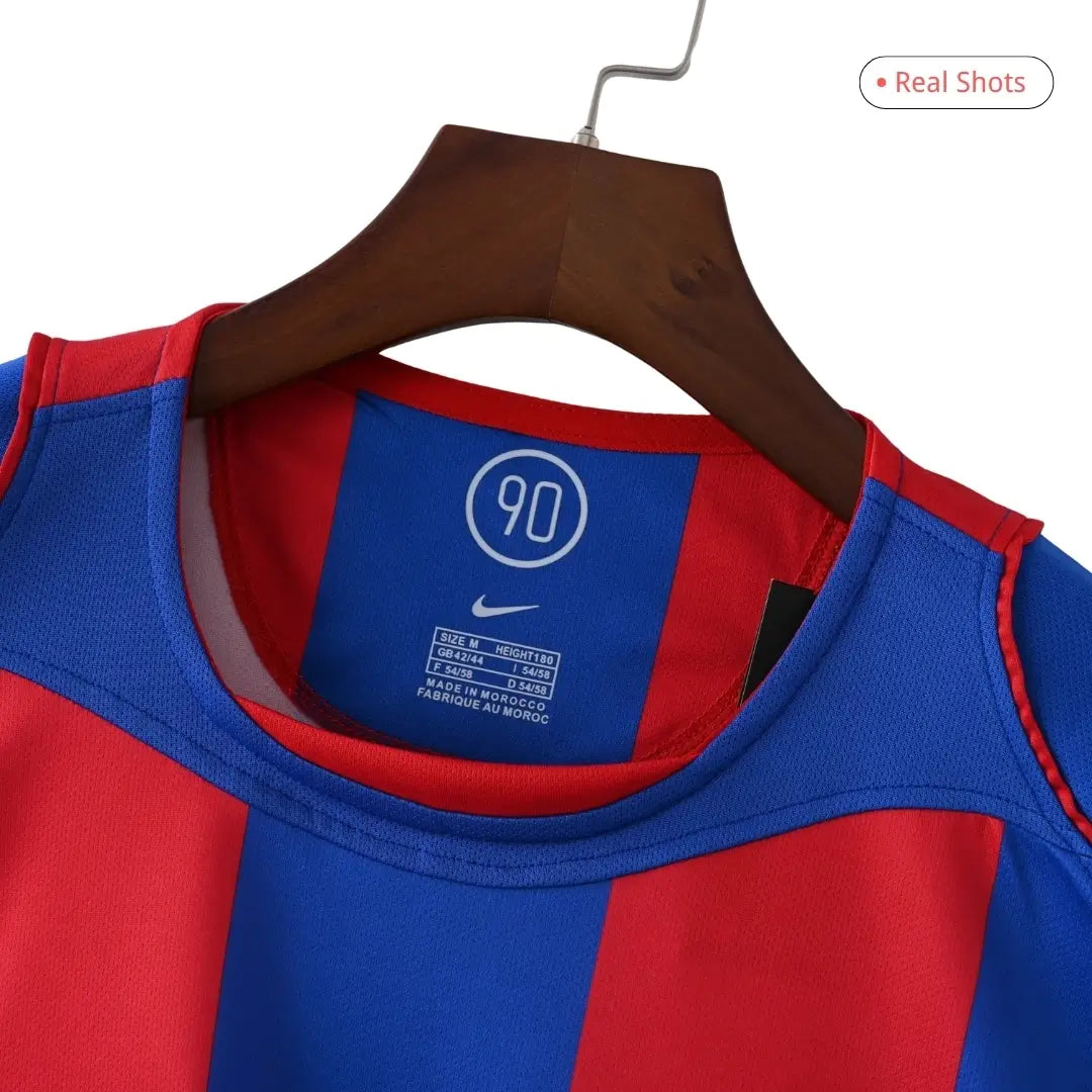 Camiseta de fútbol local retro del Barcelona 2004/05
