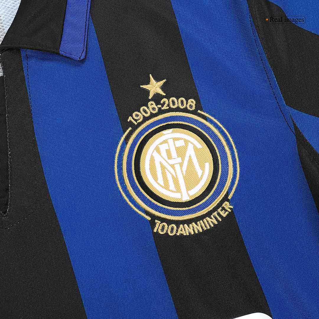 Camiseta retro de fútbol del Inter de Milán temporada 2007/08