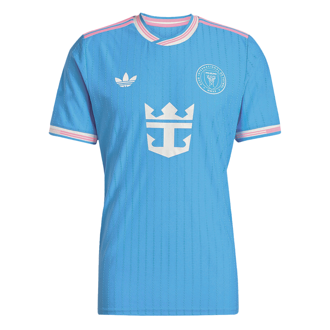 Camiseta de visitante del Inter Miami, versión jugador, tercera equipación 2025, azul