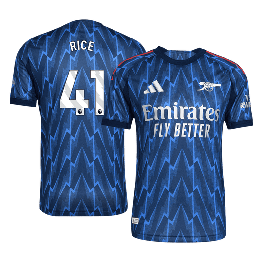 RICE #41 Arsenal Away Player Version Soccer Jersey 2025/26