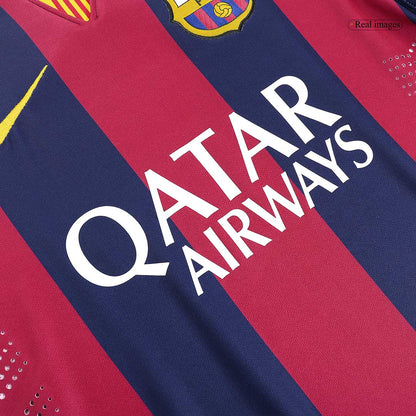 Camiseta de fútbol local retro del Barcelona 2014/15