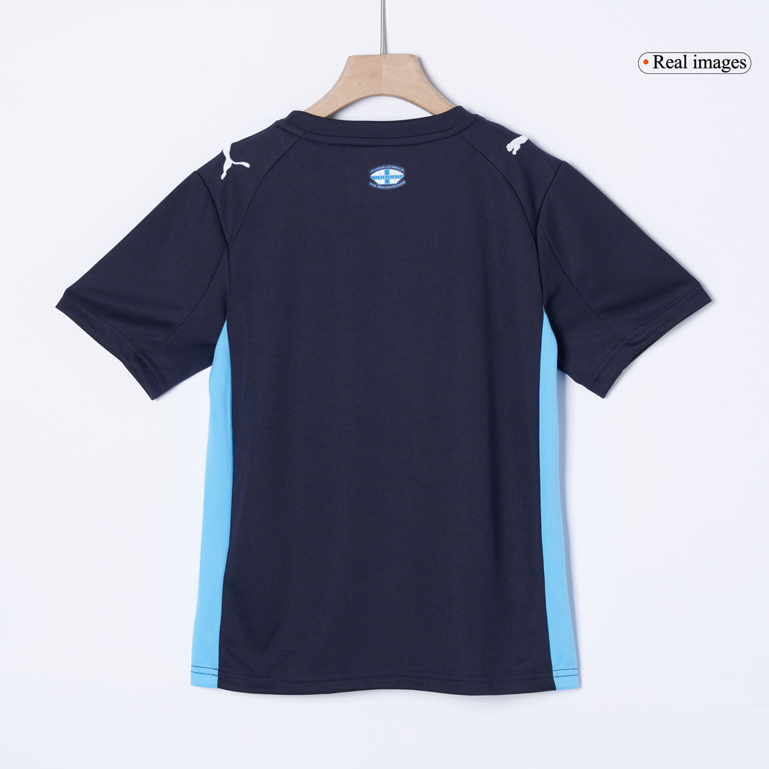 Equipación visitante infantil del Marsella - Camiseta + Pantalón corto 2025-26