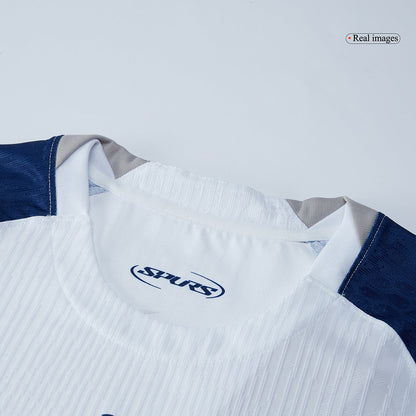 Camiseta de fútbol del Tottenham Hotspur nº 7, versión jugador local, temporada 2025/26, blanca - Champions League