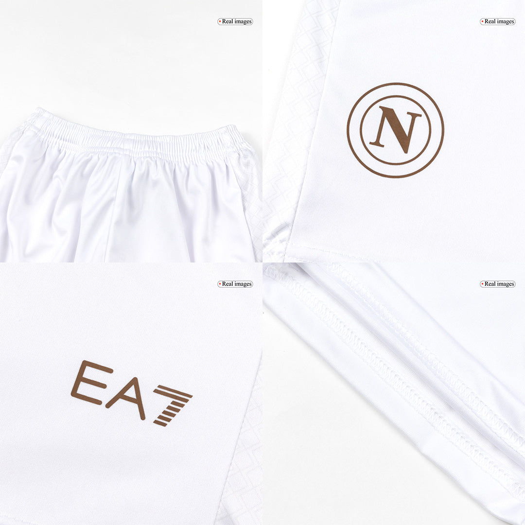 Equipación visitante infantil del Napoli - Camiseta + Pantalón corto 2025/26