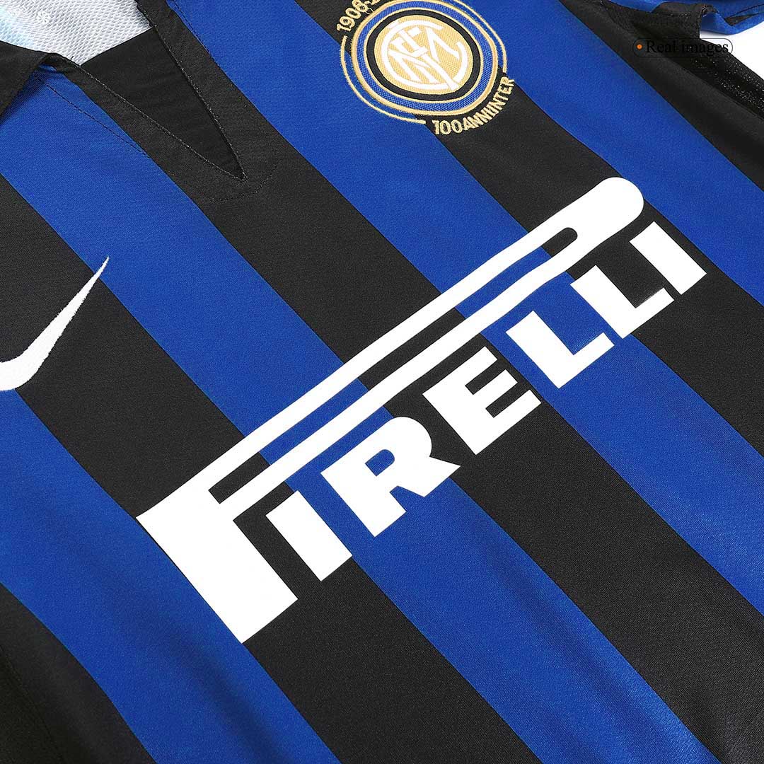 Camiseta retro de fútbol del Inter de Milán temporada 2007/08