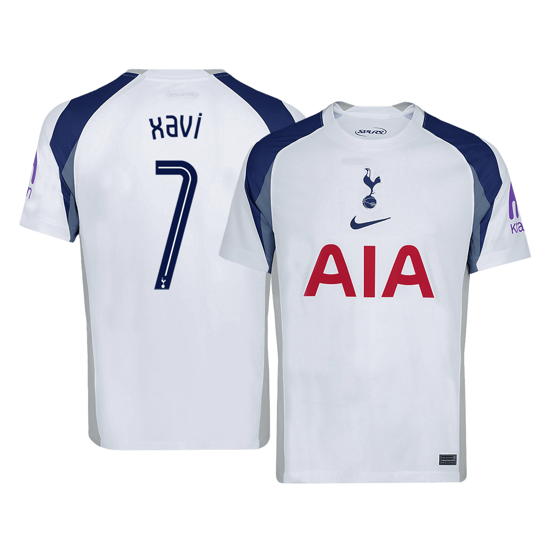 Camiseta de fútbol local del Tottenham Hotspur 2025/26 de Xavi #7 - UCL