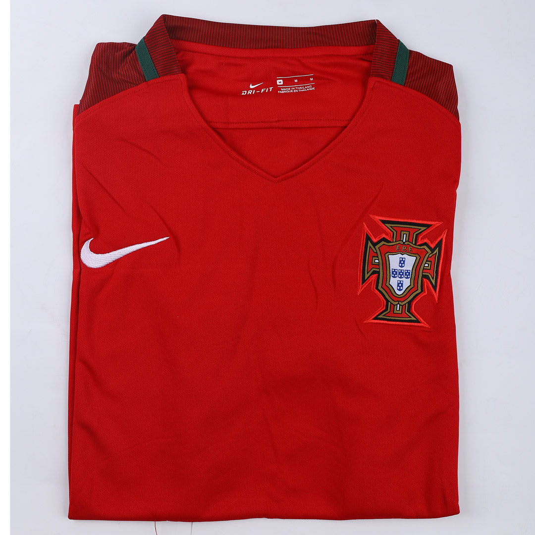 Camiseta retro de fútbol de Portugal 2016 (local)