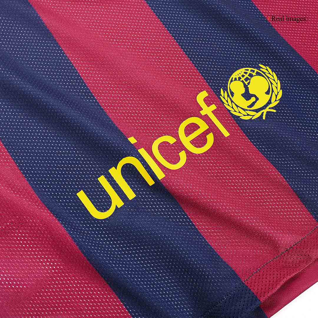 Camiseta de fútbol local retro del Barcelona 2014/15