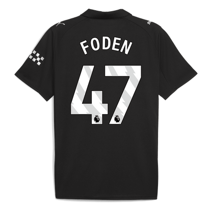 Camiseta de fútbol visitante del Manchester City FODEN #47 2025/26