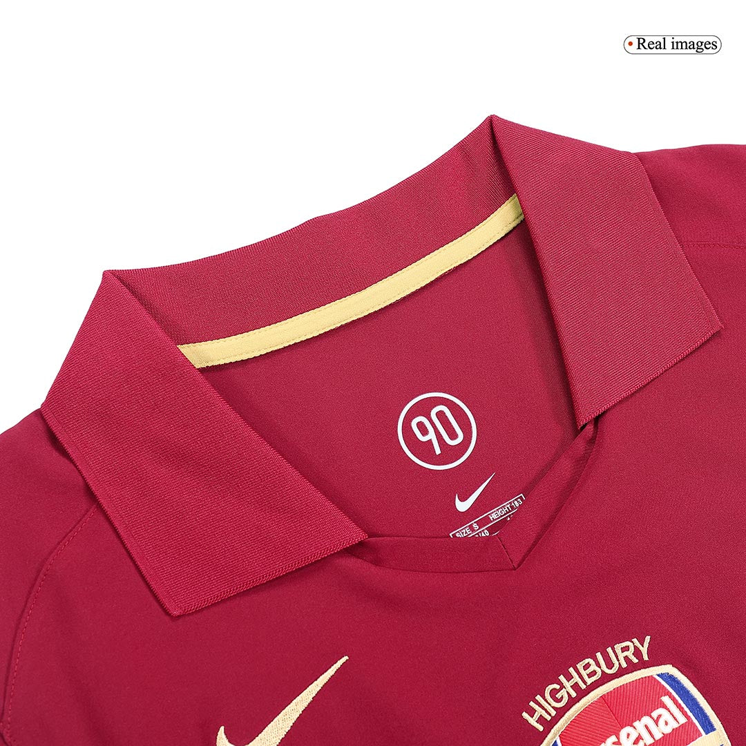 BERGKAMP #10 Arsenal 2005/06 Camiseta de fútbol retro local