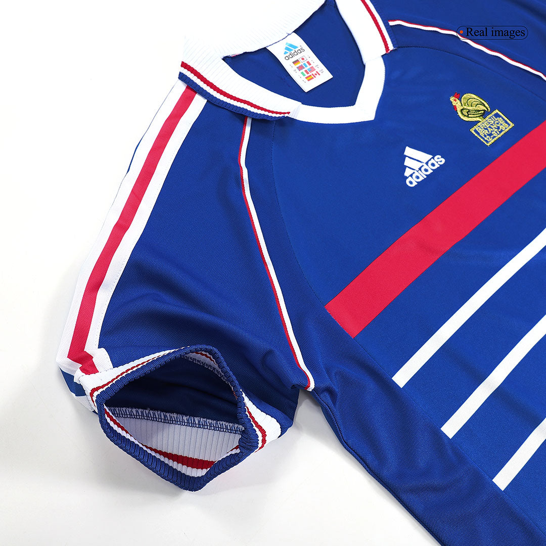 Camiseta retro de fútbol de Francia 1998