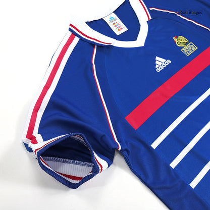 Camiseta retro de fútbol de Francia 1998