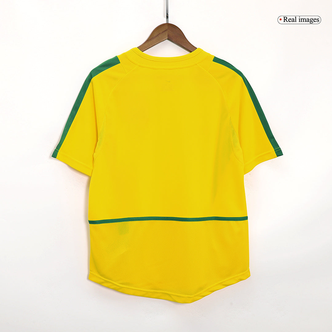 Camiseta retro de fútbol de Brasil 2002/03 (local)