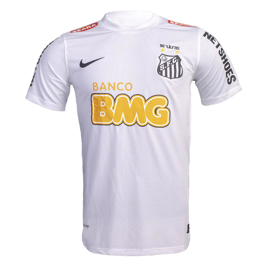 Maillot de football rétro domicile du Santos FC 2012