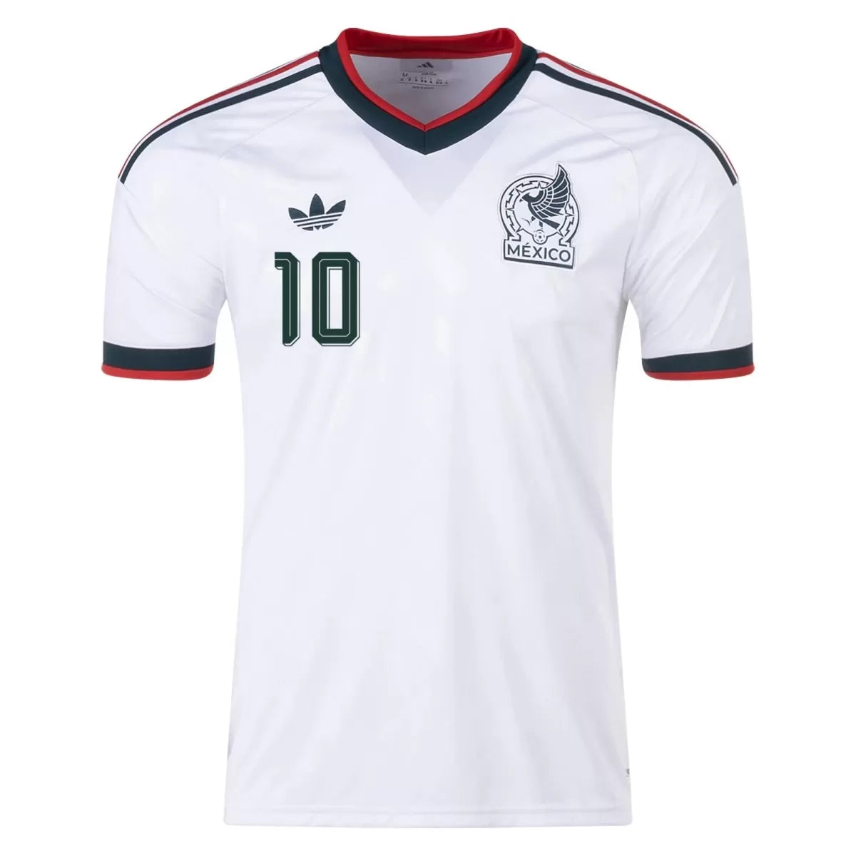 A.VEGA #10 Camiseta de fútbol de visitante de México Copa del Mundo 2026