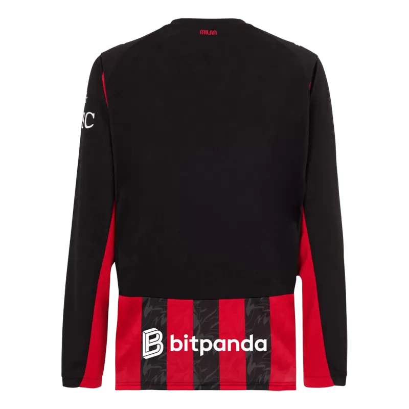 Camiseta de manga larga de local del AC Milan 2025/26