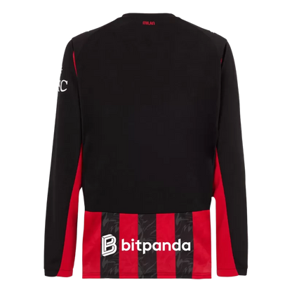 Camiseta de manga larga de local del AC Milan 2025/26