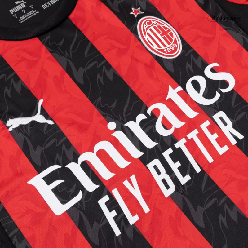 Camiseta de manga larga de local del AC Milan 2025/26