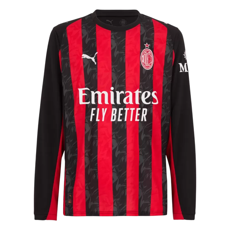 Camiseta de manga larga de local del AC Milan 2025/26