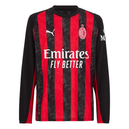 Camiseta de manga larga de local del AC Milan 2025/26