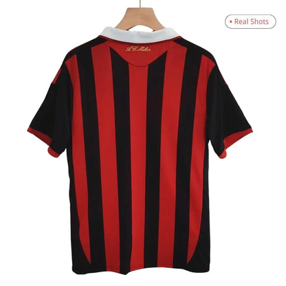 Camiseta de fútbol retro local del AC Milan 2009/10
