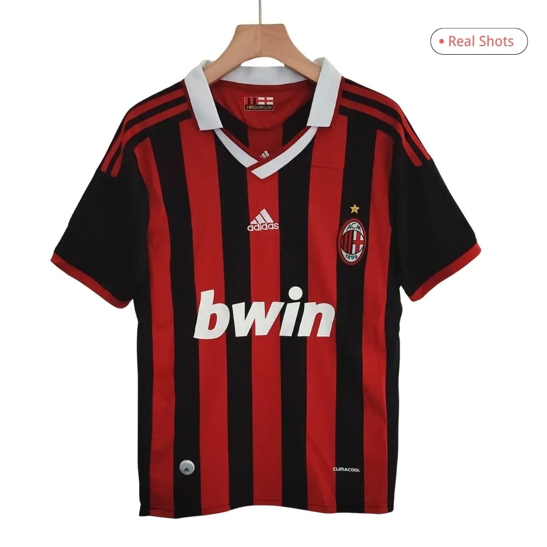 Camiseta de fútbol retro local del AC Milan 2009/10