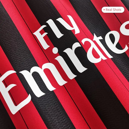 Camiseta retro de fútbol de manga larga del AC Milan 2013/14