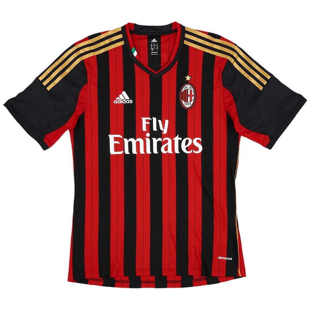 Camiseta retro de fútbol del AC Milan 2013/14 (local)