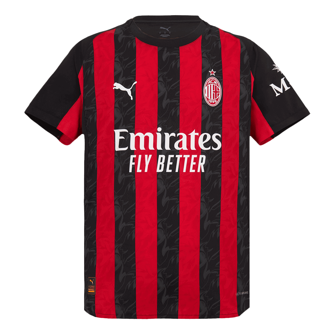Camiseta de fútbol AC Milan versión jugador local 2025/26