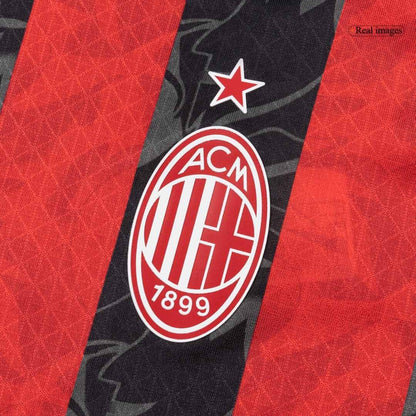 Camiseta de fútbol AC Milan versión jugador local 2025/26