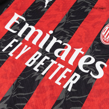 Camiseta de fútbol AC Milan versión jugador local 2025/26