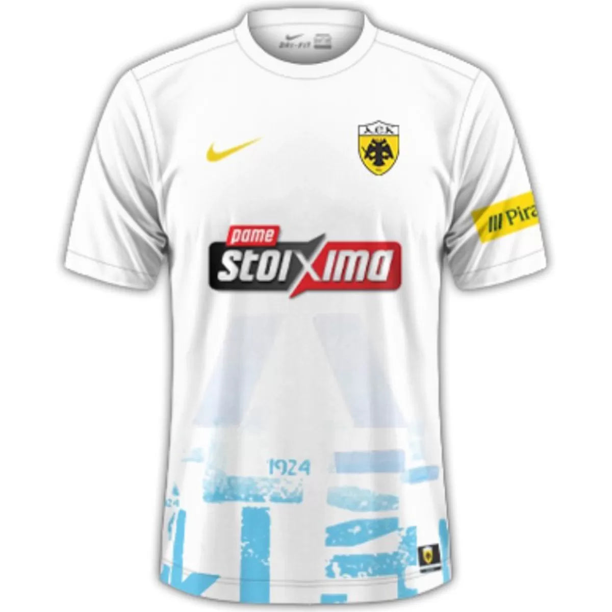 Camiseta segunda equipación AEK Atenas 2025/26
