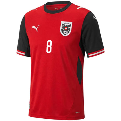 ALABA #8 Austria Home Soccer Jersey 2026 World Cup