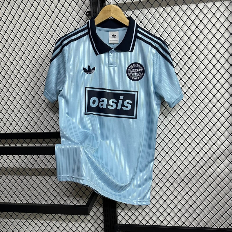 Camiseta jacquard azul Ad x Oasis Tour