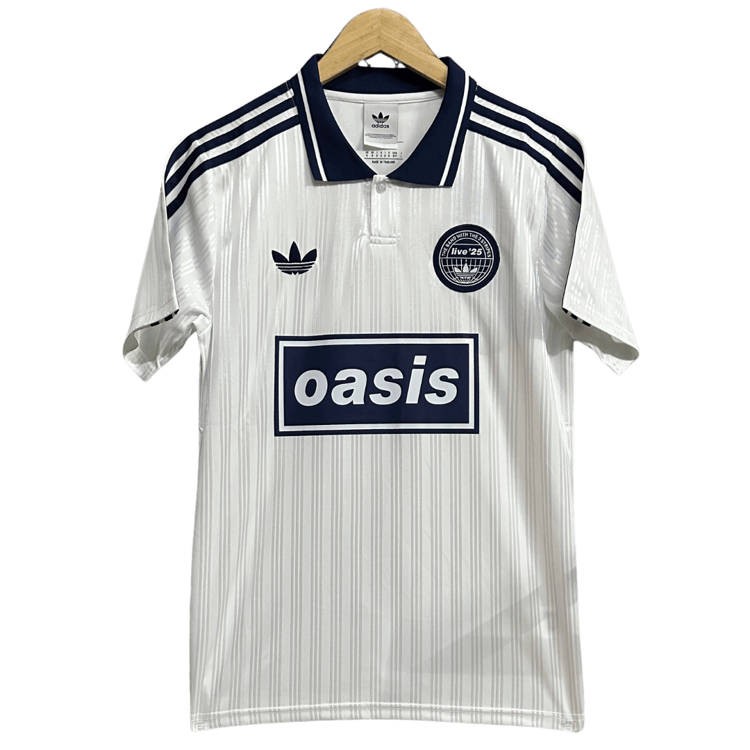 Camiseta jacquard blanca Ad x Oasis Tour