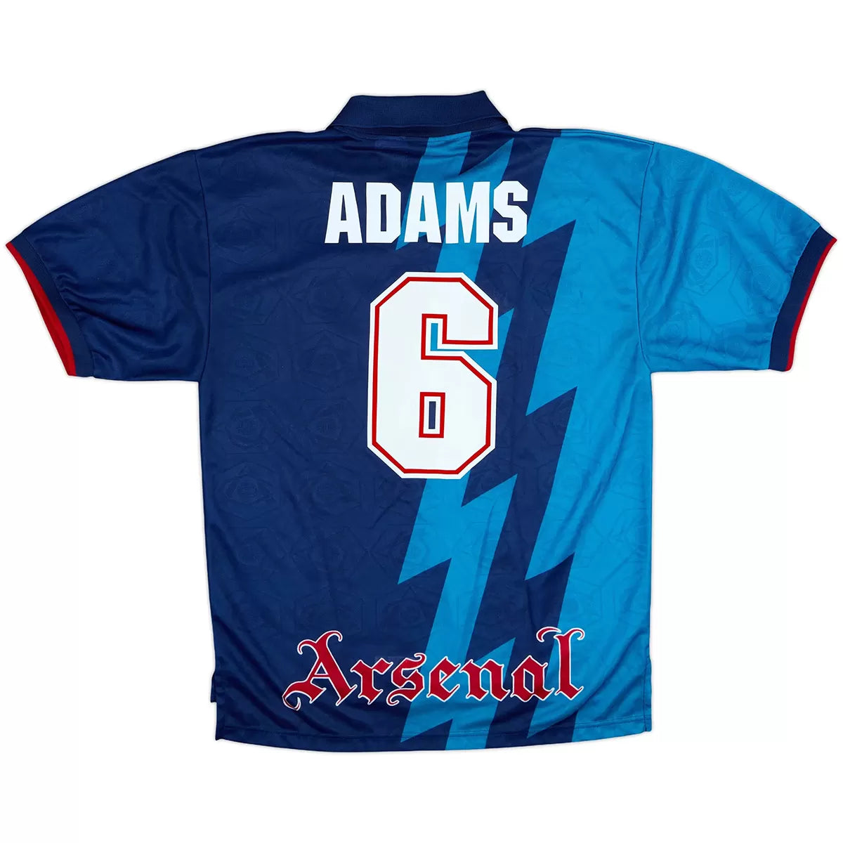 Camiseta de fútbol retro de visitante ADAMS #6 del Arsenal 1995/96
