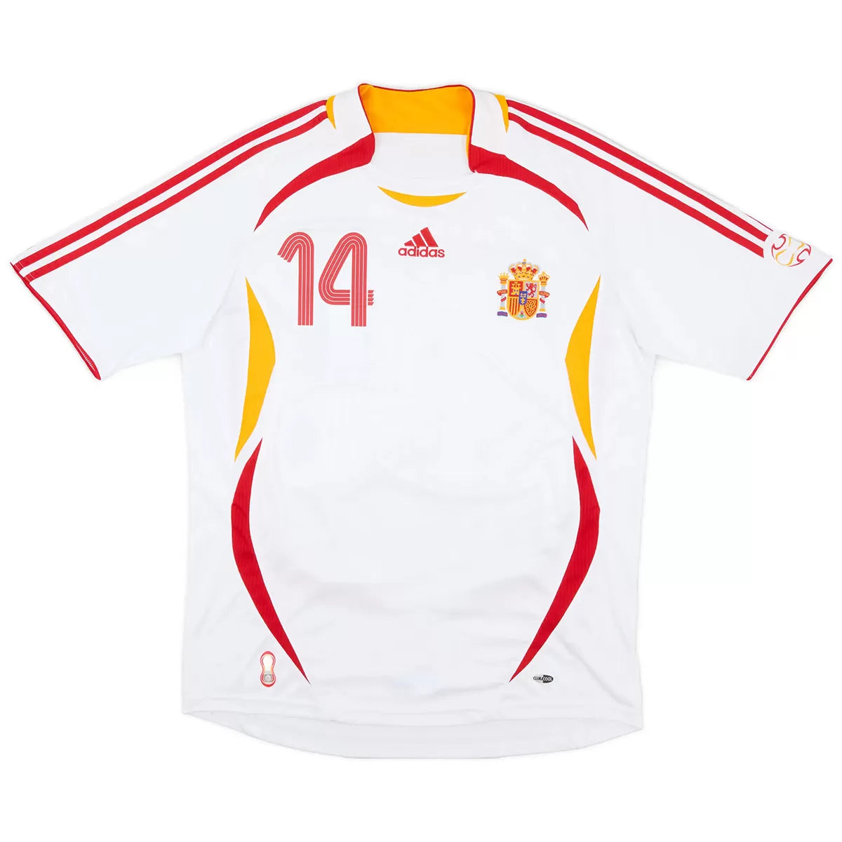 Camiseta de fútbol retro de visitante Alonso #14 España 2006