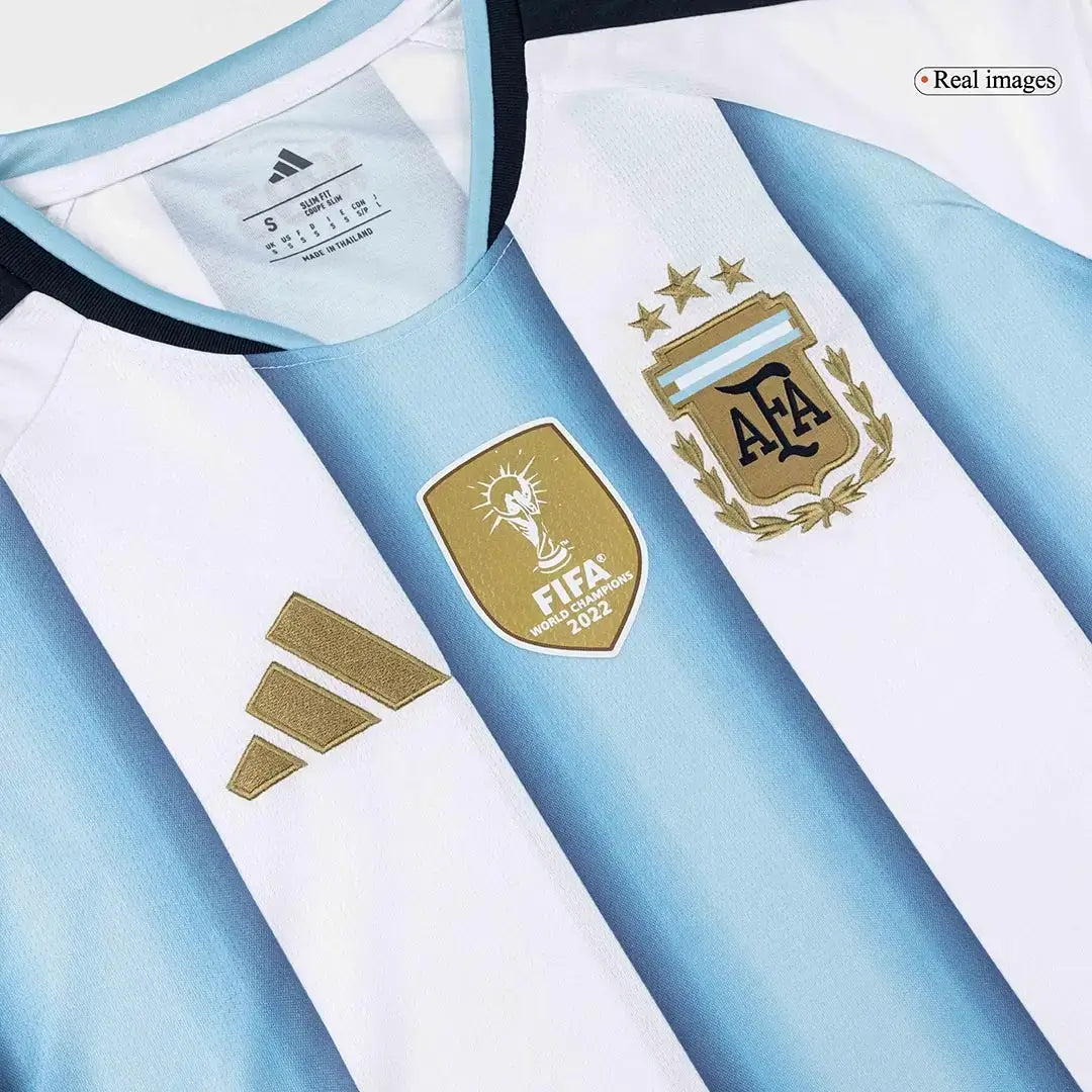 Camiseta de fútbol local de manga larga de Argentina para la Copa Mundial 2026