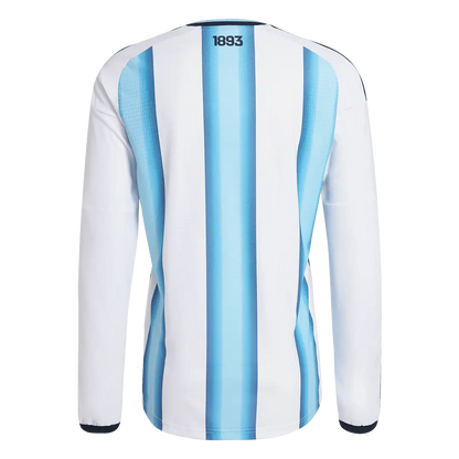 Camiseta de fútbol de manga larga versión jugador de Argentina para el Mundial de 2026