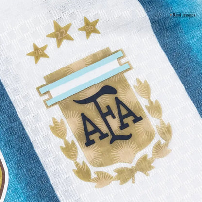 Camiseta de fútbol de manga larga versión jugador de Argentina para el Mundial de 2026