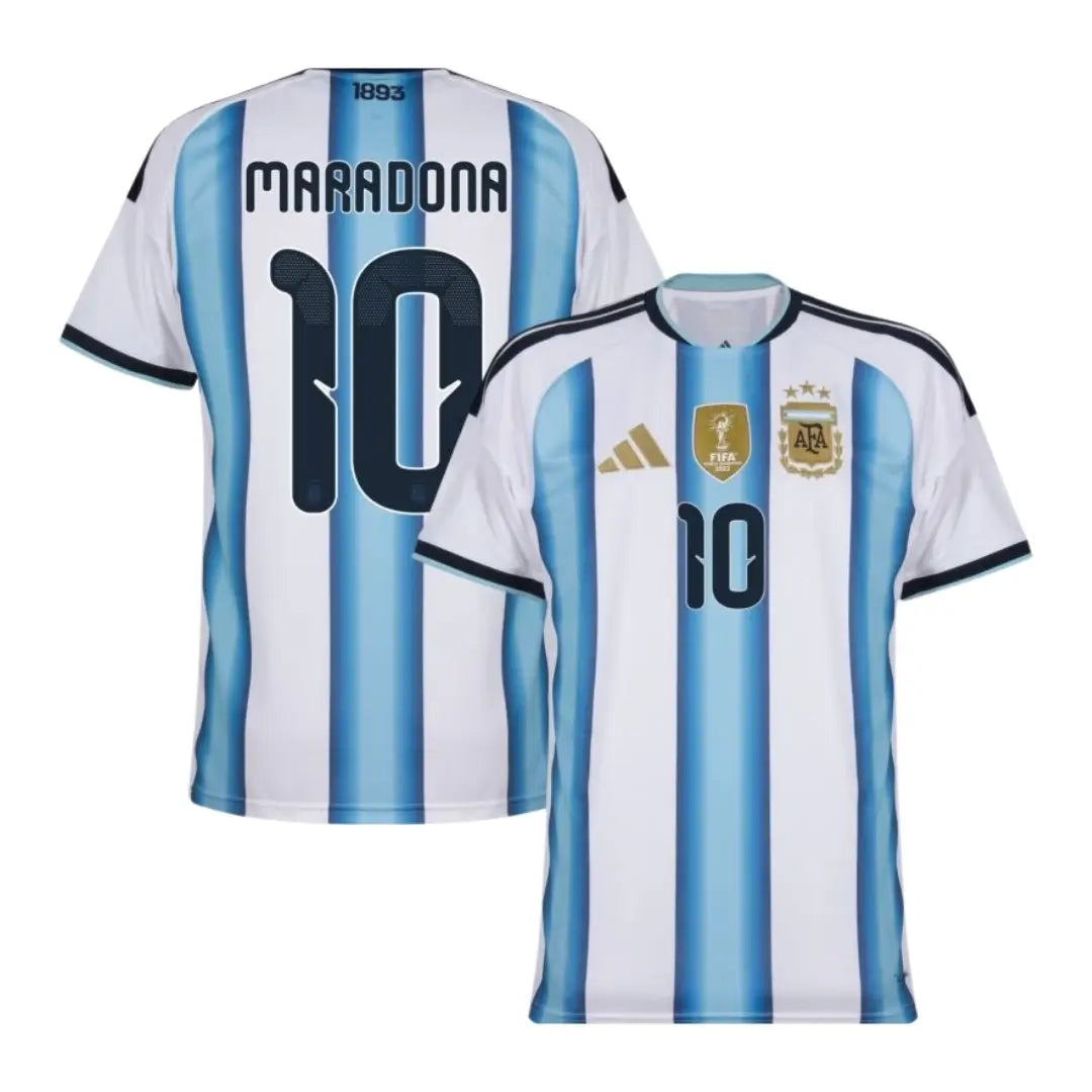 Camiseta de fútbol local de Argentina Maradona #10 Copa Mundial 2026